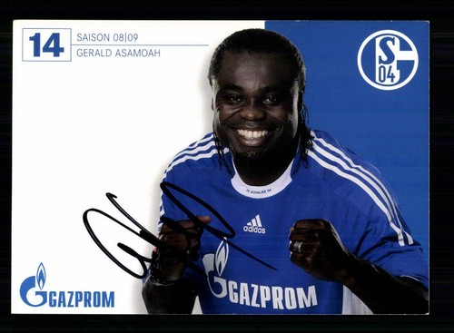 Gerald asamoah autogrammkarte - gerald,