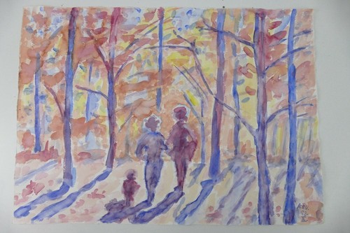 Wilhelm klußmann aquarell - wilhelm,