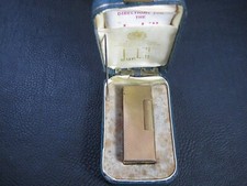 Dunhill Rollagas Feuerzeug Lighter Gold  Full Set Überholt Garantie