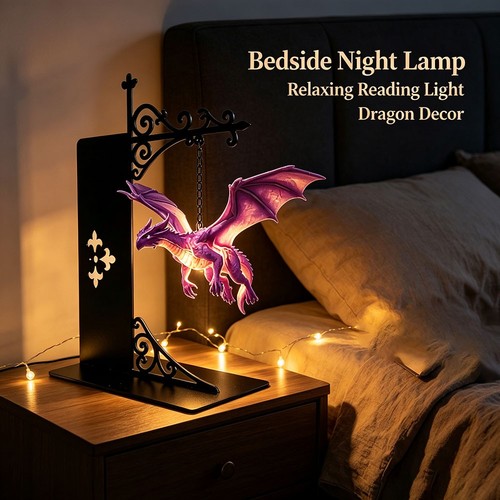 Tragbare drachen buch lampe - buch,