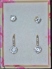 Diamonique Ohrringe Set 925