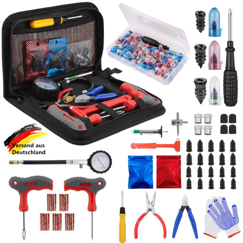 73tlg auto reifenreparatur set - auto,