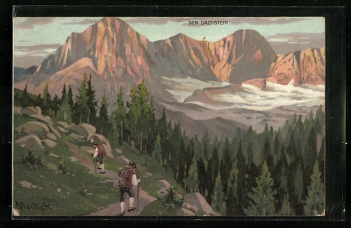 Künstler alfred mailick - künstler-ak,