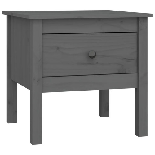 Beistelltisch grau 50x50x49 - 50x50x49, cm