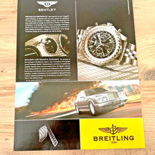 BREITLING BENTLEY MOTORS RAHMENBAR WANDKUNST UHR WERBUNG SELTEN KLASSISCH