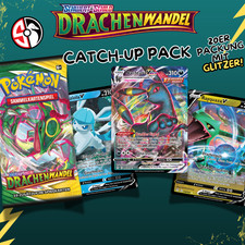 POKÉMON KARTEN DRACHENWANDEL 20 STÜCK |  GLITZER, DEUTSCH, BOOSTERFRISCH