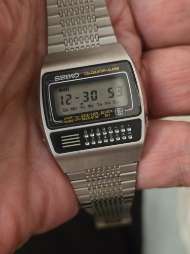 Seiko lcd uhr taschenrechner - uhr,