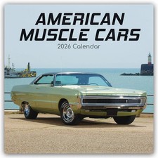 American Muscle Cars - Amerikanische Muscle-Cars 2026 - 16-Monatskalender | 2026