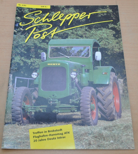 Schlepper post 1992 lanz - 2/1992,