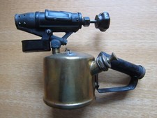 Alte Lötlampe , Benzin , G.Barthel Nr. 283 , Messing , komplett