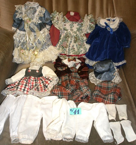Puppenkleidung 15 teile - -,