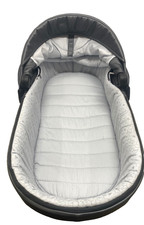 JUNAMA Diamond Babywanne Schwarz Lederoptik – Luxus Kinderwagenaufsatz