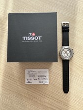 Tissot T-Race Chronograph Weißes Ziffernblatt Herrenuhr Top Zustand Deutschland
