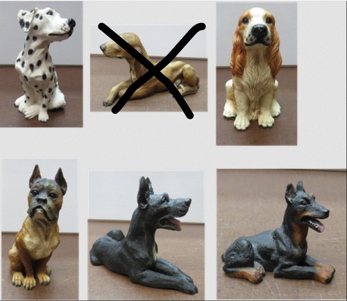 Cerrini italy figur hund - -,