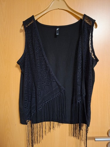 Boho hippie fransen weste - boho,