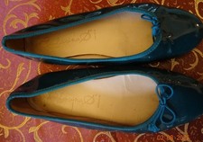 Ballerina Gr. 40, Lackleder, wenig getragen, dunkelgrün