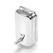 ABVERKAUF 1000ml Edelstahl Seifenspender Wandmontage Wand-Flüssigseifen-Spender