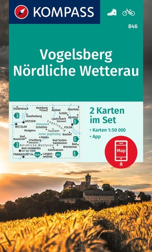 Kompass wanderkarten set - kompass, wanderkarten-set