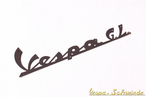 Vespa schriftzug beinschild - vespa,