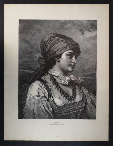 Grosse xylographie von 1880 - xylographie,