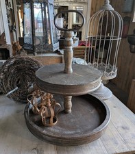 ETAGERE TABLETT HOLZ ANTIK