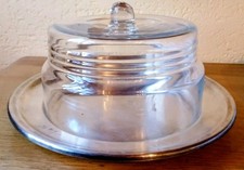 Alte Glasglocke schweres Glas