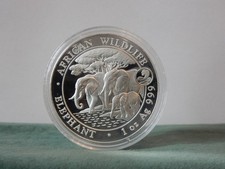 Republic Somali 2013 Elefant Privy Schlange 1oz Silber Unc. Somalia