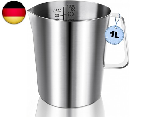 Messbecher edelstahl - messbecher, 1l
