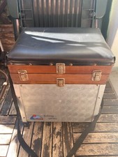 Sitzkiepe / Angelstuhl / Angelkiste / Metall / Holz