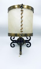 Messing Wandlampe Vintage