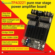 ZK-2001 TPA3221 2x100W Dual Channel Rear Amplifier Board 200W AMP Bridged Mono