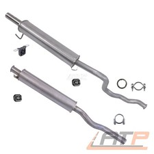 AUSPUFFANLAGE MITTEL ENDSCHALLDÄMPFER FÜR AUDI 80 8C B4 1.6 2.0 +E BJ 91-96