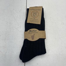Natur Black Knit Alpaka Socken