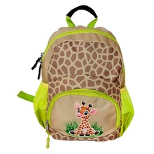 DONAU Kindergartenrucksack Mini Giraffe Kunstfaser braun/gelb