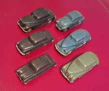 6 Wiking PKW Modelle, 50er Jahre, ungereinigt / gebraucht