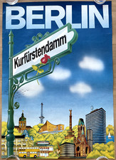 Plakat Poster Berlin - Kudamm