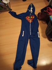 Faschings Kostüm Superman Einteiler Gr S