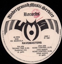 Ravemasters techno time - time, 12"