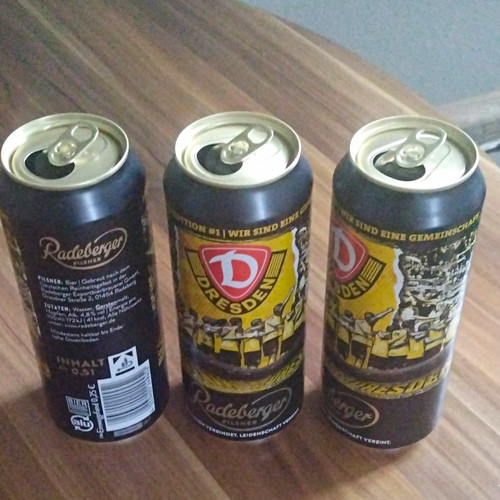 Radeberger bierdosen - radeberger,