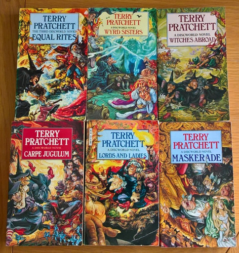 Terry pratchett discworld - pratchett, 6x