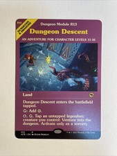 1x Mtg D&D Forgotten Realms Dungeon Descent Showcase NM/M Magic The Gathering
