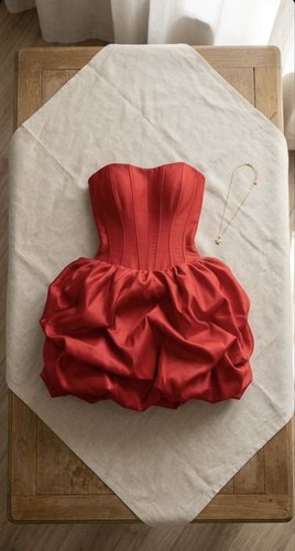 Women dress red - red, 36