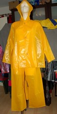 NEU! PVC Regenanzug + Kapuze