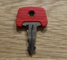 1x Schlüssel Jungheinrich 702 – rot – Elektro Stapler Zündschlüssel