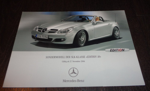 Mercedes slk edition - mercedes,