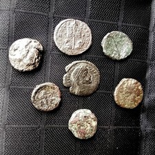 Lot 7 antike  griechische und römische Münzen. Aus Sammlung