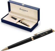 WATERMAN® Kugelschreiber Modell Hemisphere Lack-Schwarz G.C mit Gravur graviert 