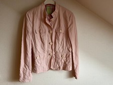 hübscher Jelico Blazer Jacke rosa taupe Gr. 38, Stoff ist in sich gecrasht