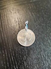 Anhänger Münze Malaysia 50 Sen 1985