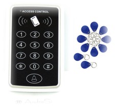 Berührungsloser OUTDOOR RFID Türöffner inkl.Klingelknopf +10St.RFID Transponder